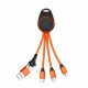 Porte clé cable chargeur 3 en 1